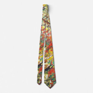 Abstrakt för hösten Neck Tie Slips