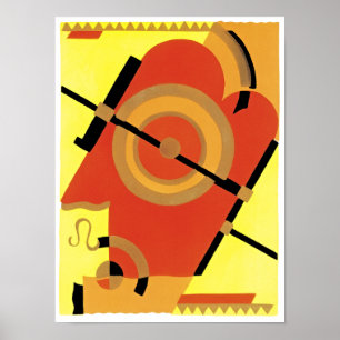 Abstrakt för Jazzålderart déco Poster