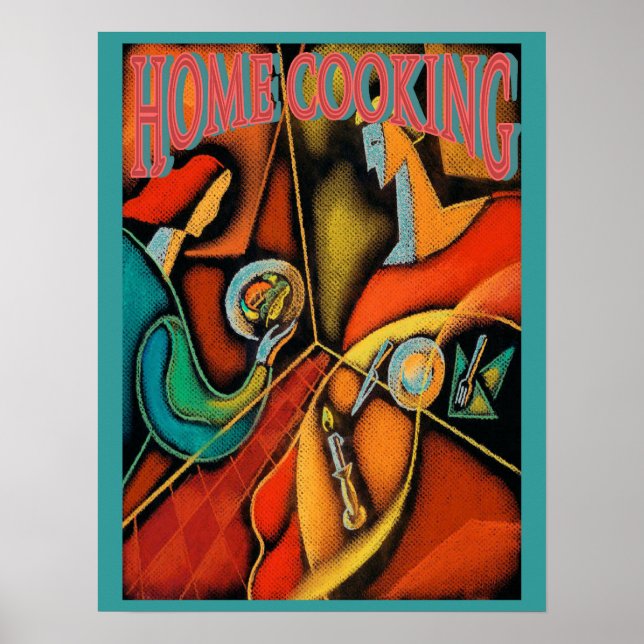 Abstrakt för kökskokning poster (Framsidan)