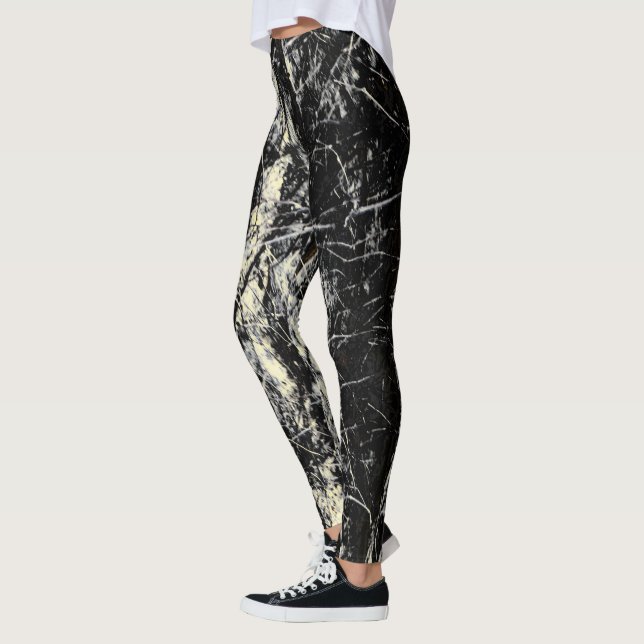 Abstrakt för körning leggings (Vänster)