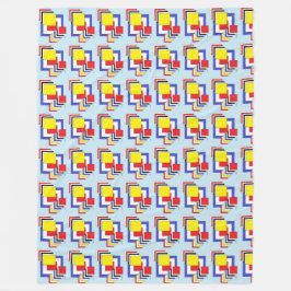 Abstrakt för kvadrater fleecefilt