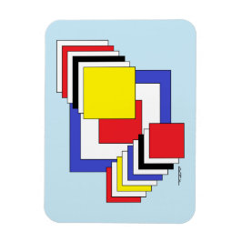 Abstrakt för kvadrater magnet