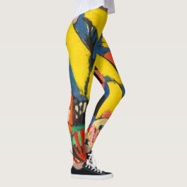 Abstrakt för kvinnor Modern Art Sayen Träd Leggings