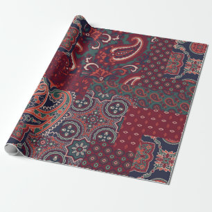 abstrakt för lapptäcke av textilmaterial från silk presentpapper