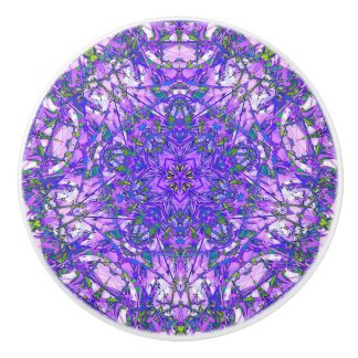 Abstrakt för lila och Grönt Knopp