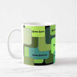 Abstrakt för miljövänlig rörlighet kaffemugg