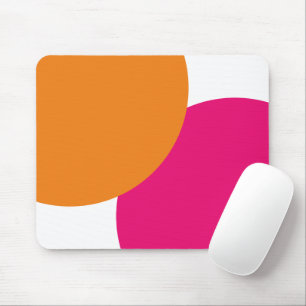 Abstrakt för modern Rosa och Orange Musmatta
