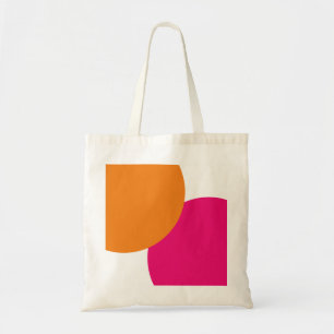 Abstrakt för modern Rosa och Orange Tygkasse