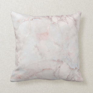 Abstrakt för mönster för rosa vitmarmor elegant kudde