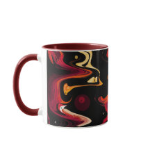 Abstrakt för oskärpa i Orange och svart