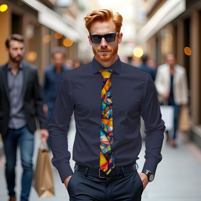 Abstrakt för prismatisk energi slips (Skapare uppladdad)