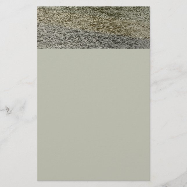 Abstrakt för regndroppsskydd, naturomfoto brevpapper (Framsida)