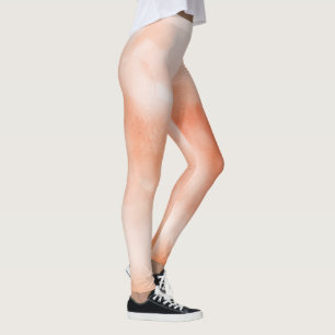 Abstrakt för roligt för pastellfärgsklippning leggings