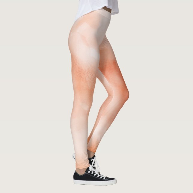 abstrakt för roligt för pastellfärgsplast leggings (Höger)