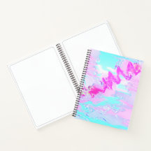 Abstrakt för rosa och blått Vågigt