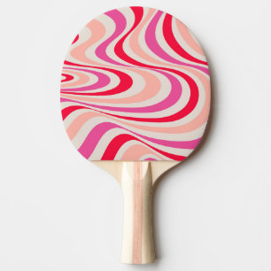 abstrakt för rosa, rött och grått pingisracket