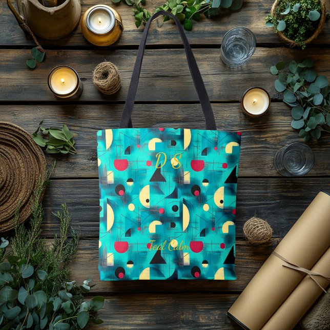 Abstrakt för skalad Lugn - Modern i skalning, Gult Tygkasse (Skapare uppladdad)