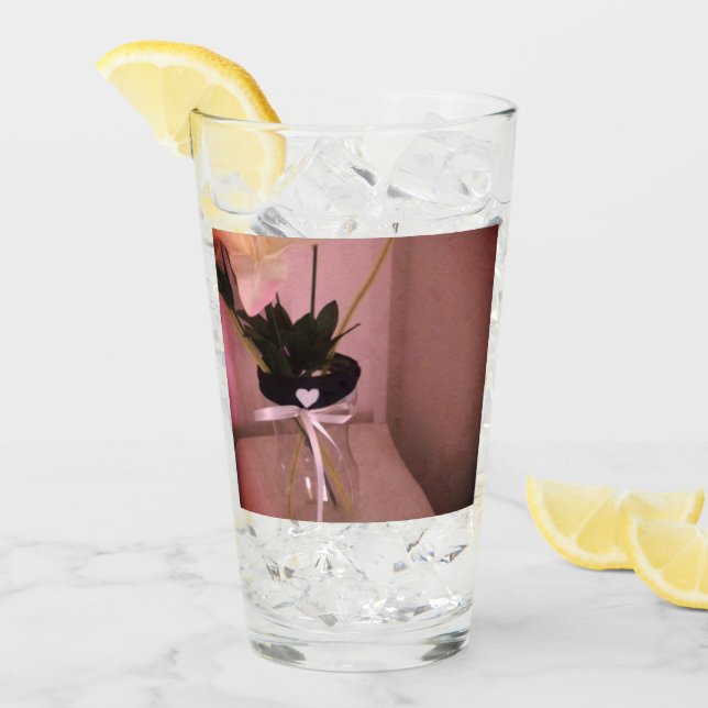 Abstrakt för skönmålning glaskopp (Framsida Ice)