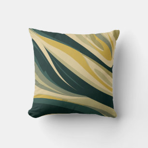 Abstrakt för snabb toner Swirl-design Kudde