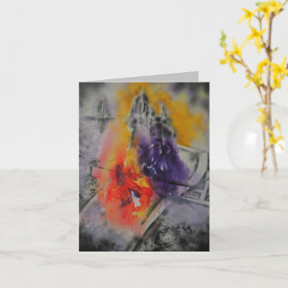 Abstrakt för tankning i Färg Kort