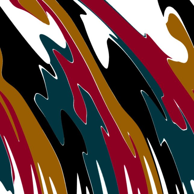 Abstrakt för tjockt skatebocksfärg mini skateboard bräda 18,5 cm (Skapare uppladdad)