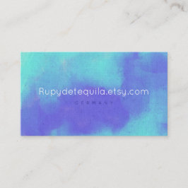 abstrakt för vattenfärgsfärg Rupydetquila Visitkort