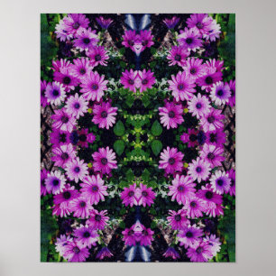 Abstrakt för Vintage av afrikanska Daisy Poster