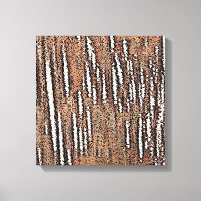 Abstrakt Forest-Red Canvastryck (Framsida)