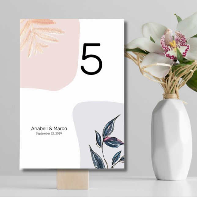 Abstrakt form Bord nummer Kort (Skapare uppladdad)