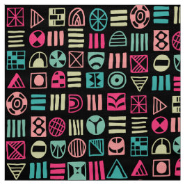 Abstrakt former 060617 Mönster - Färg 01 Tyg