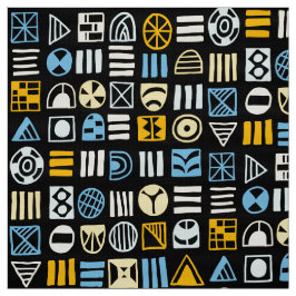 Abstrakt former 060617 Mönster - Färg 02 Tyg