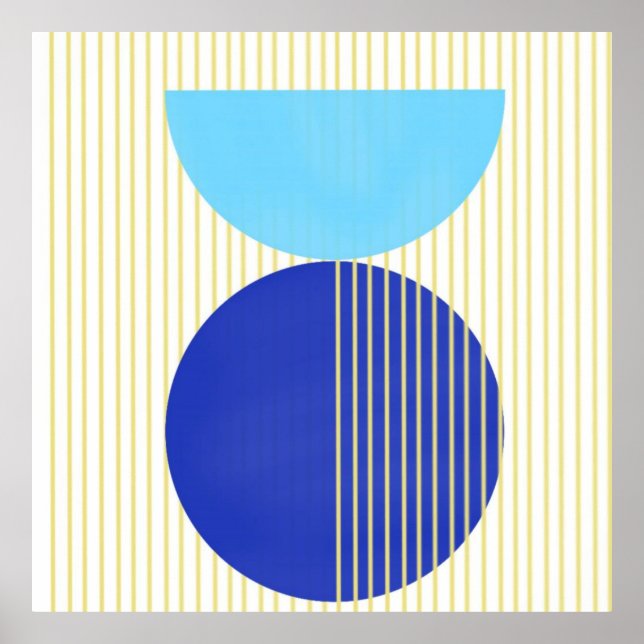 abstrakt former konst poster (Framsidan)