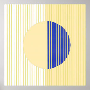 abstrakt former konst poster