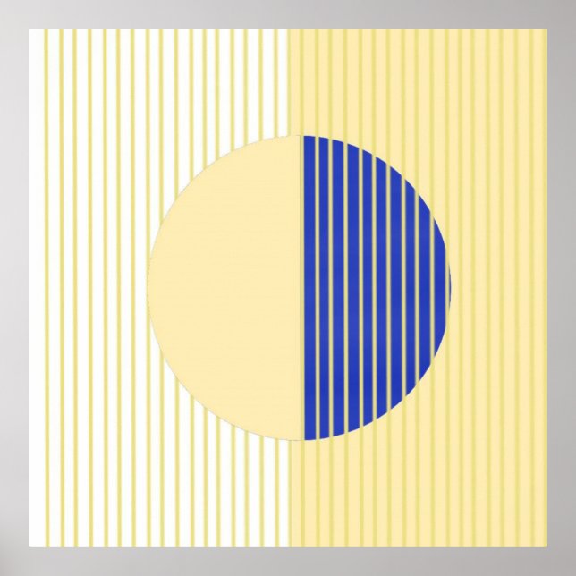 abstrakt former konst poster (Framsidan)
