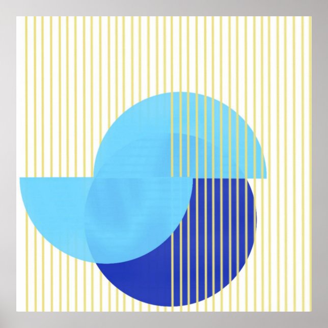 abstrakt former konst poster (Framsidan)