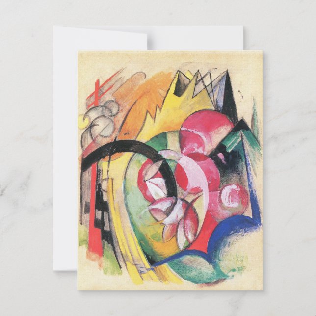 Abstrakt Forms (även kallad Färgad Flowers) av Fra (Framsida)