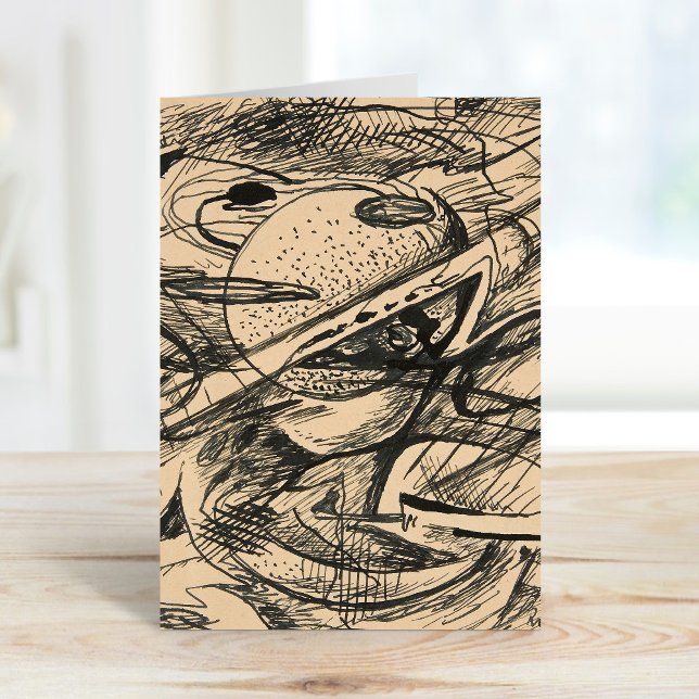 Abstrakt formulär | Rudolf Bauer Kort (Skapare uppladdad)