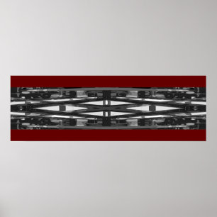Abstrakt fotodesign; 12x36 ", poster
