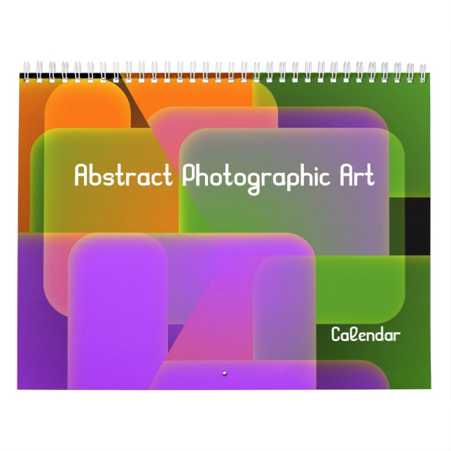 Abstrakt Fotografisk bildkalender Kalender (Omslag)