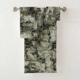 Abstrakt-fotonad mosaik i skuggor av grått