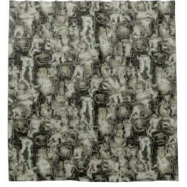 Abstrakt-fotonad mosaik i skuggor av grått