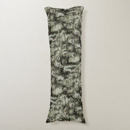 Abstrakt-fotonad mosaik i skuggor av grått kroppskudde