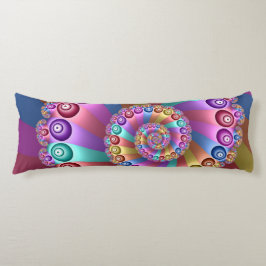 Abstrakt Fractal Art. för Färg Kroppskudde