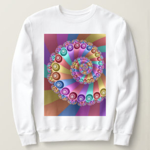 Abstrakt Fractal Art. för Färg T Shirt