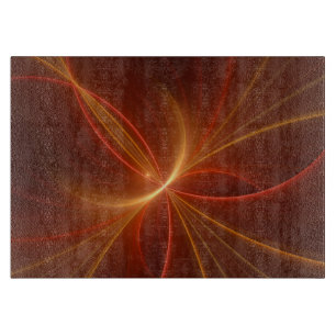 Abstrakt Fractal Art Modern Warm Färg