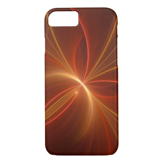 Abstrakt Fractal Art Modern Warm Färg Case-Mate iPhone Skal (Baksida)