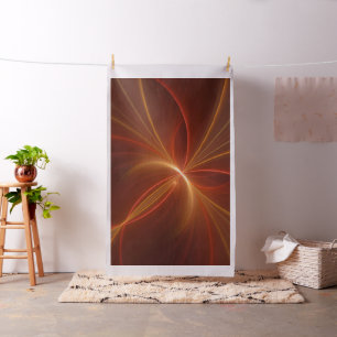 Abstrakt Fractal Art Modern Warm Färg Tyg