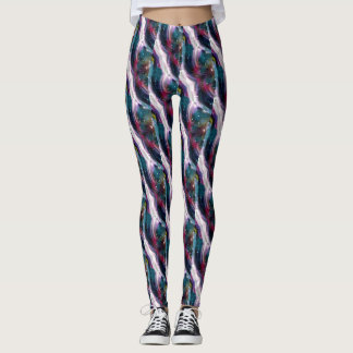 Abstrakt Fractal Mönster #2 Leggings