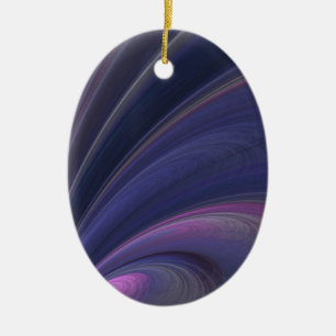 Abstrakt Fractal Rainbow Ornament