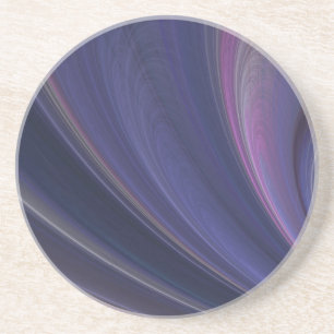 Abstrakt Fractal Rainbow Swirl Sandstone Underlägg Sandsten